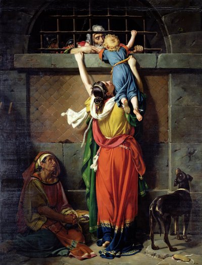 Boethius Bidding Farewell to his Family by Jean Victor Schnetz